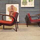 Pair of armchairs by Karel Kozelka and Antonin Kropacek