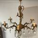 Chandelier with tassels and angels as ornamentation (rare)