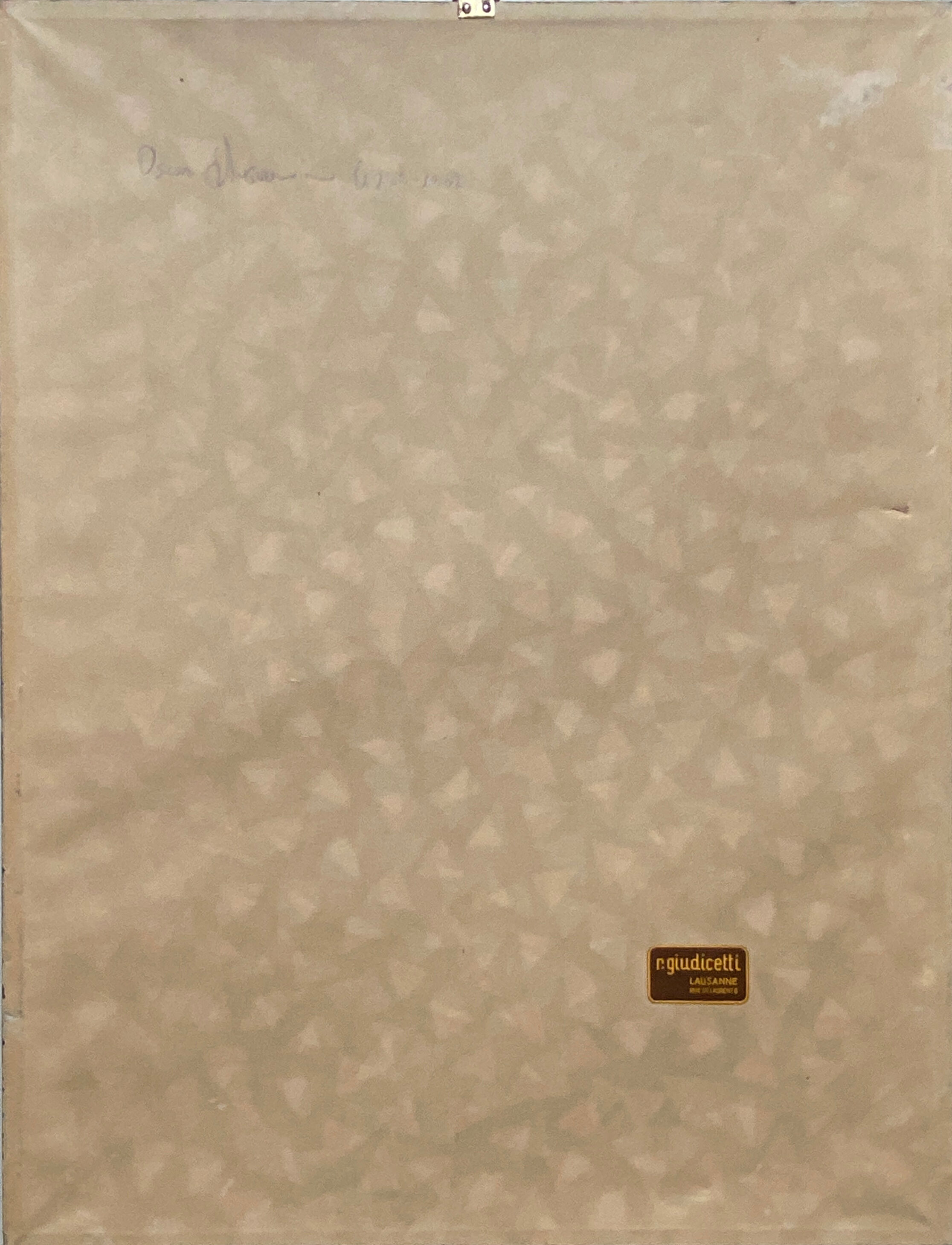 Gouache painting "Fleurs des champs" signed by Oscar HUGUENIN (1842-1903)