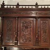 Henri II 2-part oak sideboard from the 19th century