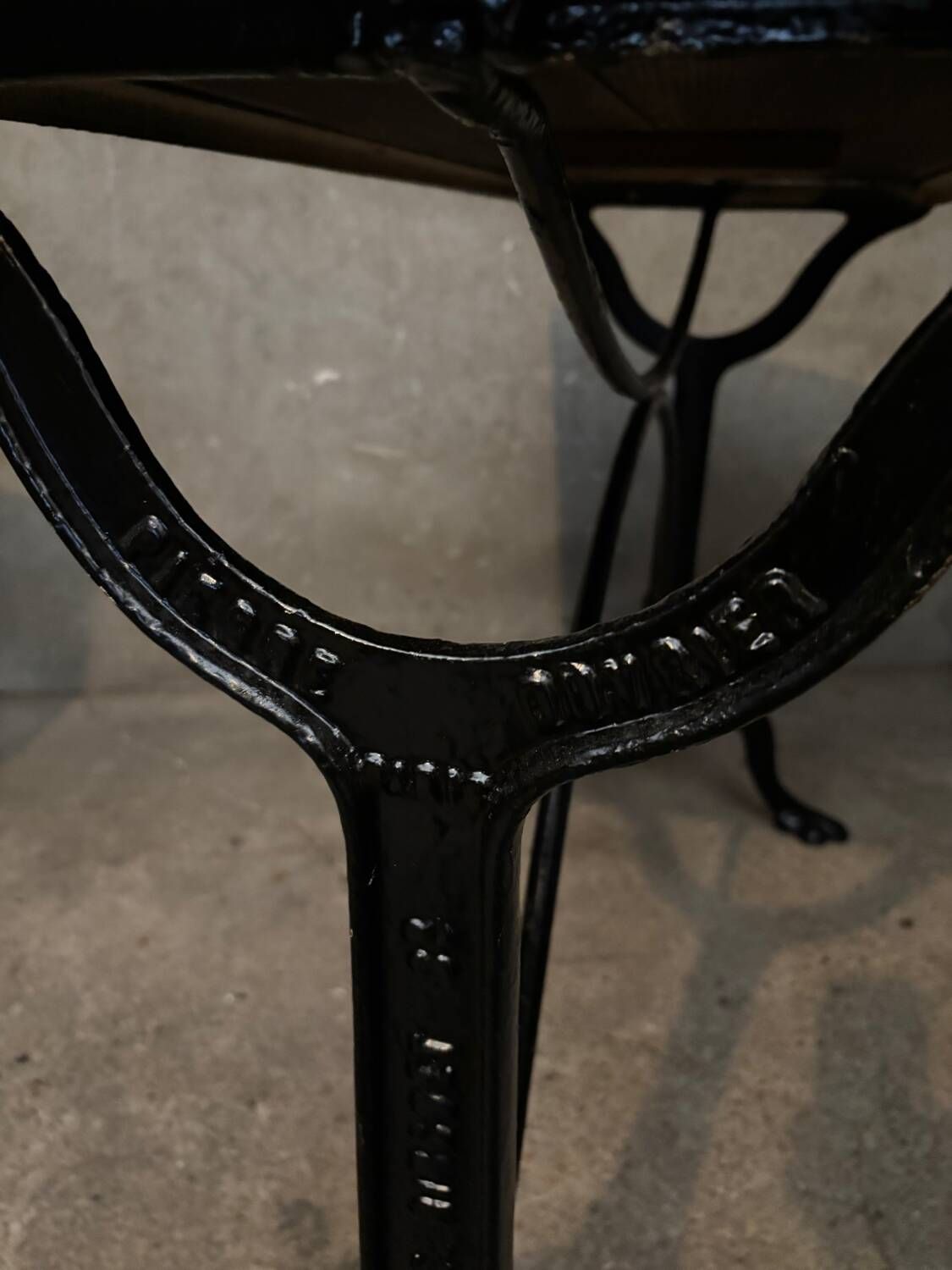 Authentic bistro table
