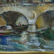 Jules Schyl (1893-1977), Swedish Modern Painting, 1960s, Oil on Canvas, Framed