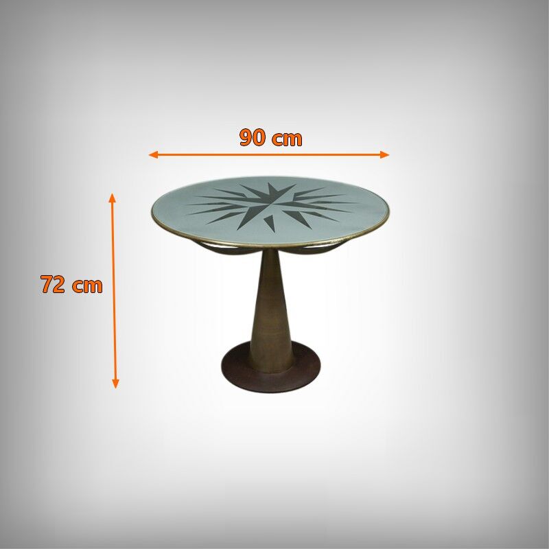 Astrolabe Table by Oscar Tusquets, Aleph Collection, Driade Edition – 1988
