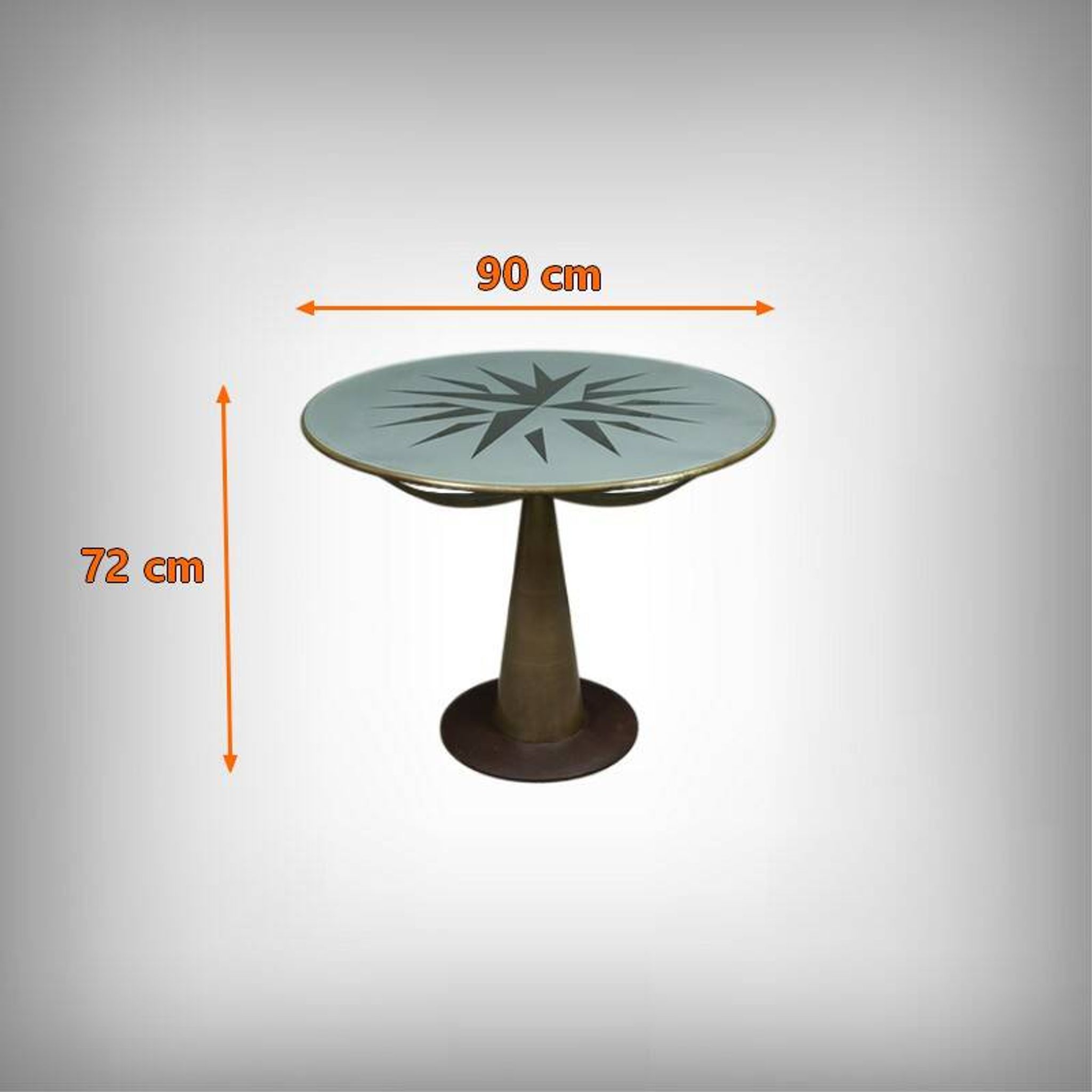 Table Astrolabio par Oscar Tusquets, Collection Aleph, Édition Driade – 1988