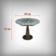 Astrolabe Table by Oscar Tusquets, Aleph Collection, Driade Edition – 1988