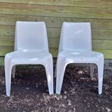 Pair of Helmut Batzner chairs for Bofinger