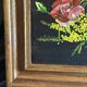 Nature morte aux roses – Huile sur toile signée et datée 1977 –Cadre bois