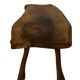 Vintage wooden side table natural design small table