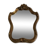 Former Golden shell mirror 21x29cm
