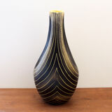 Black and yellow Saint Clement pitcher vase
