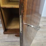 1930s oak open desk with drawers