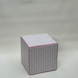 Cube end of sofa
