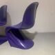 Vintage chair in purple by Verner Panton for Bayer, 1960s