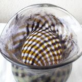 Glass vase on a stand