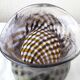 Vase sur pied en verre
