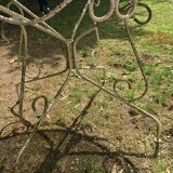 Vintage wrought iron garden table