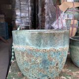 Set of 3 ceramic pots