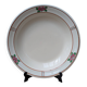 Round hollow serving dish in Salins earthenware model Nénuphar 28.5cm