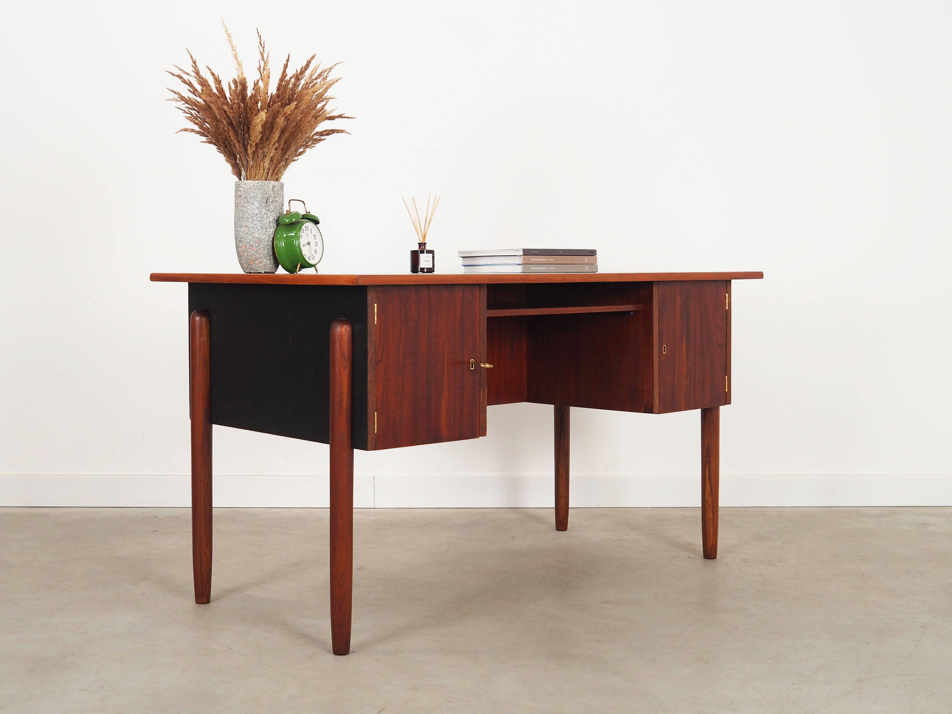 Teak desk, Danish design, 1960s, production: Denmark