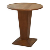 Art deco sapele veneer pedestal table 1940’s