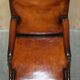 Fauteuil de bureau Gainsborough restauré cuir teint à la main