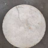 Marble marble and wrought iron vintage bistro table