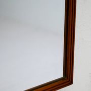 Miroir scandinave vintage en teck, années 1950