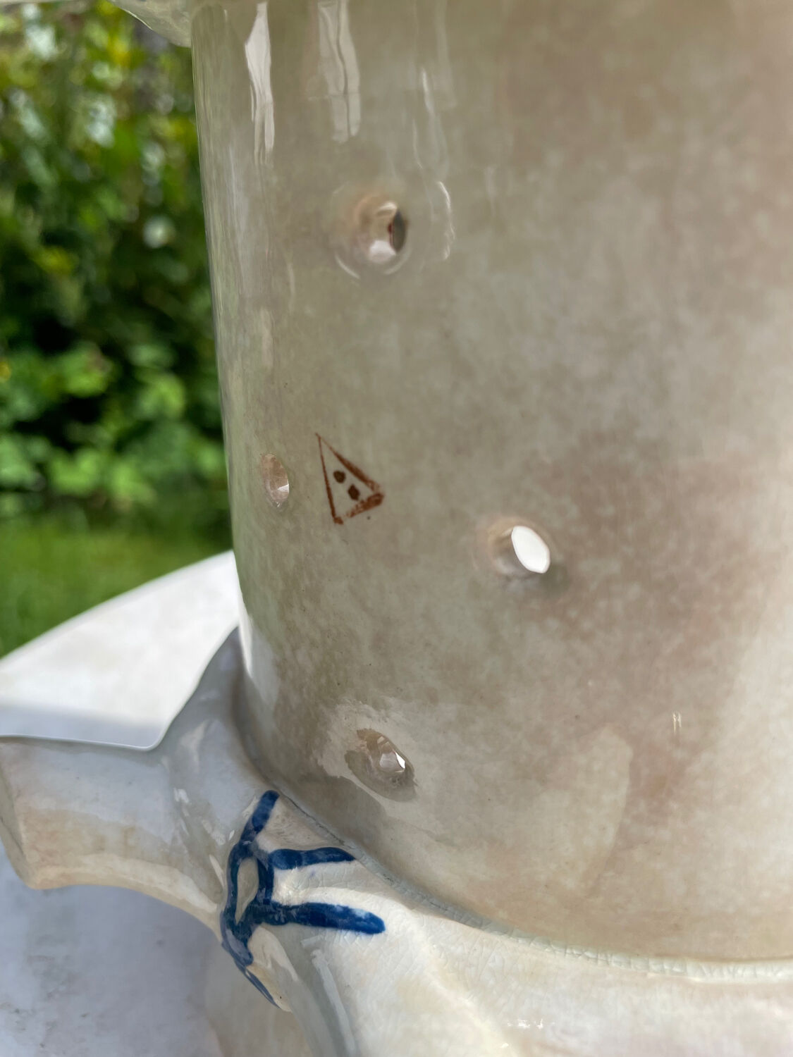 Slush asparagus serving dish.