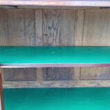 Louis XVI 2-part sideboard in mahogany veneer and precious wood marquetry