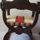 Fauteuils Dagobert XIX et un pouf.