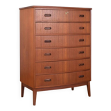 Commode danoise en teck du milieu du siècle, années 1960.