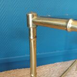 "bamboo" sofa end made of brass