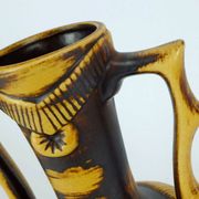 Jasba mid century double handle vase model 1350/25 with outstanding shape