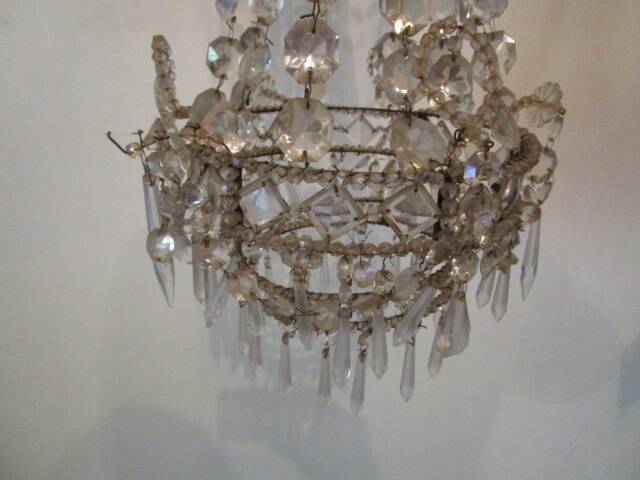 Antique balloon chandelier with tassels