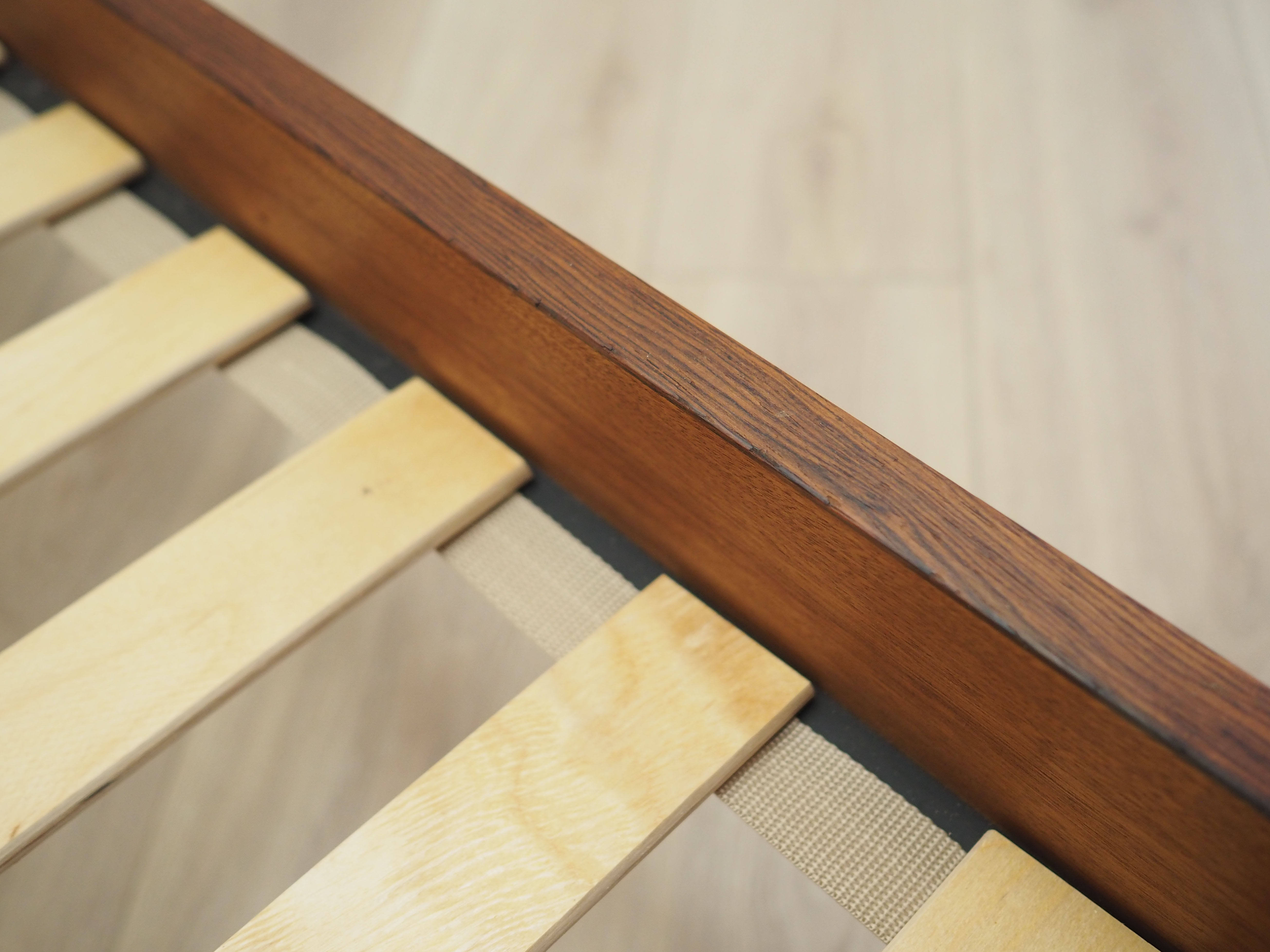 Rosewood bed, Danish design, 1970s, production: Denmark