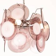 "Space Age" chandelier in Murano glass by Gino Vistosi 1970.