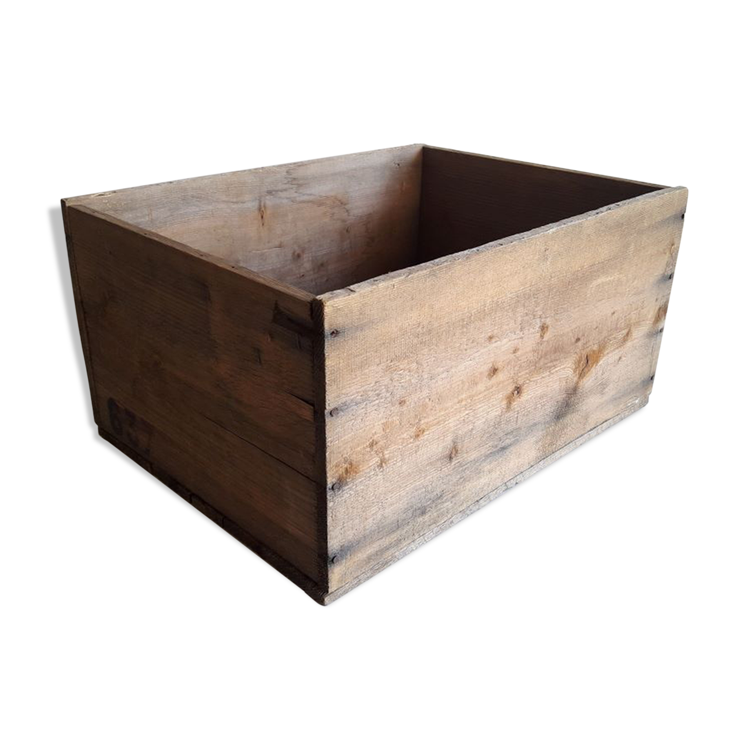 Case wood transport old wine Henri Maire