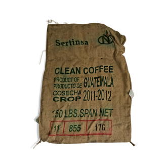 Sac en toile de Jute de Café du Guatemala