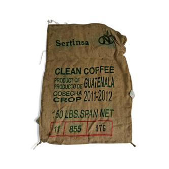 Guatemalan coffee jute canvas bag