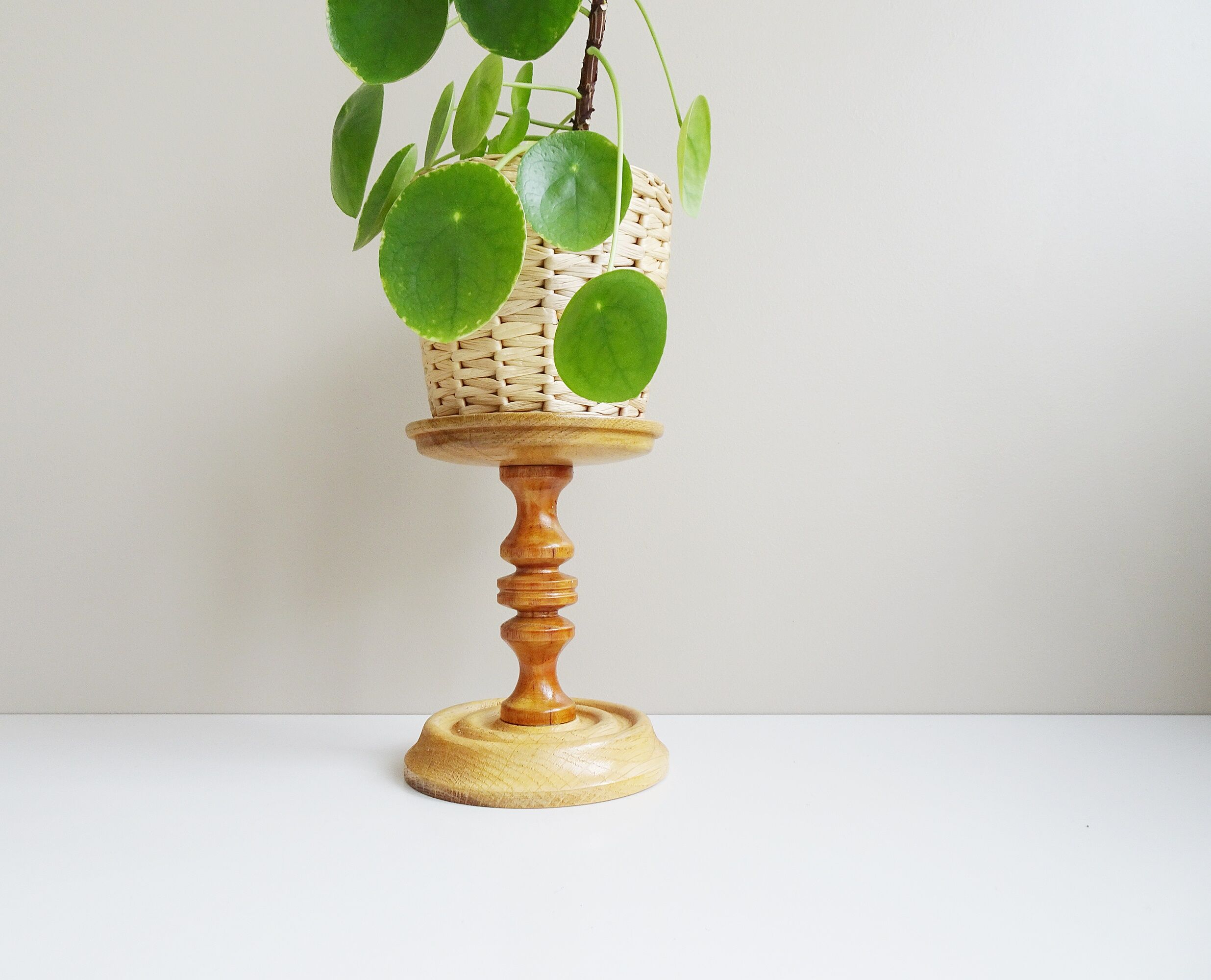Wooden plant stand