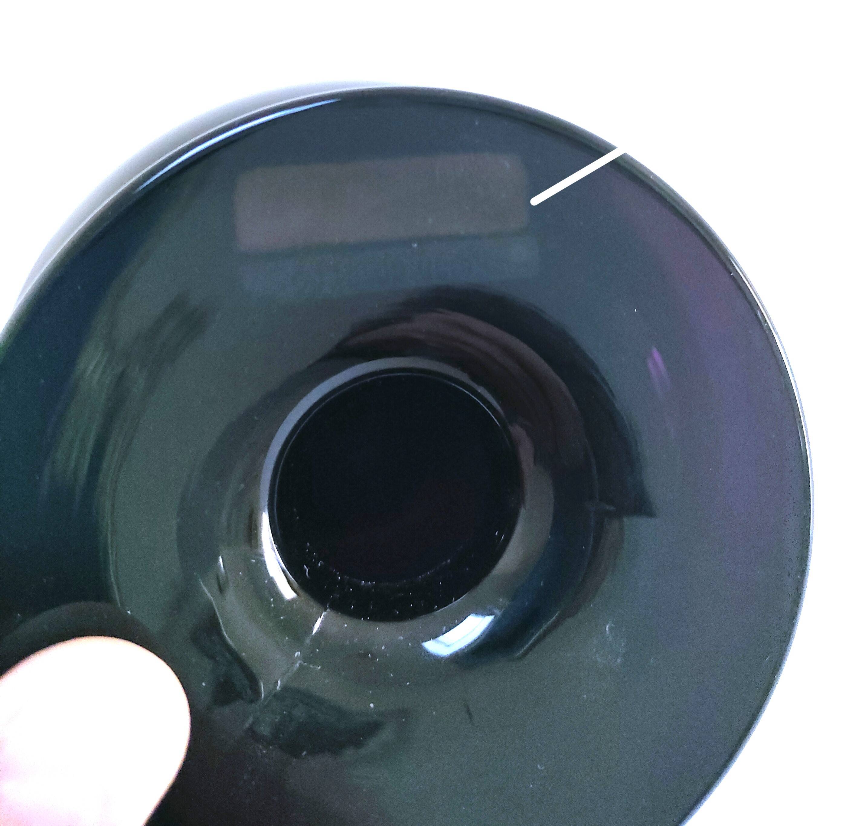 Bob le Bleis ball vase Moorish glassware Old glass paste