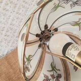 Touch table lamp vintage floral patterns