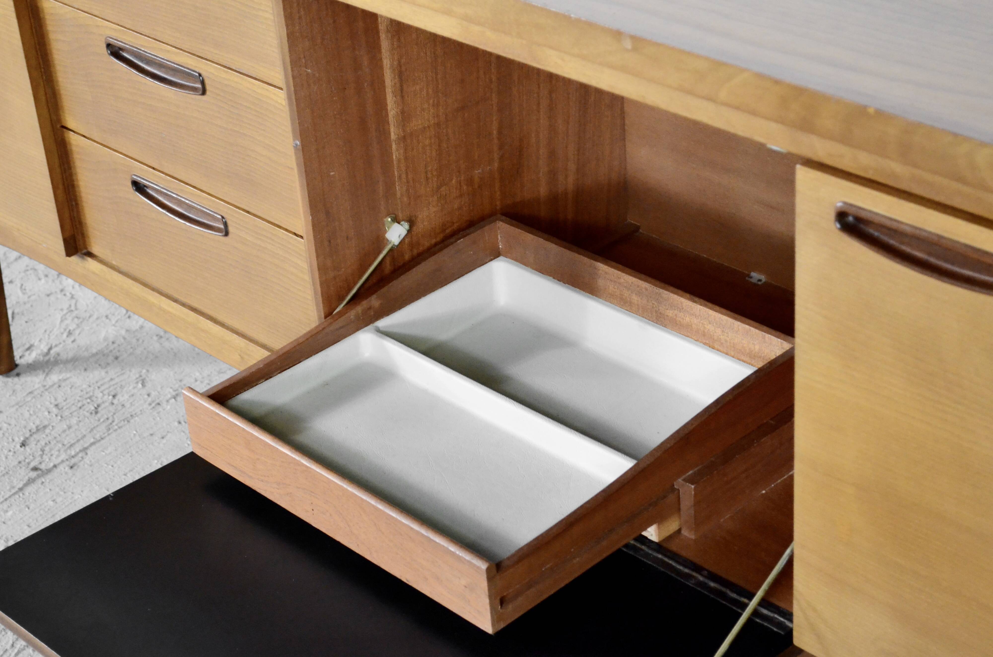 Vintage Midcentury Greaves & Thomas teak sideboard