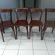 Suite of 4 Baumann bistro chairs from 1968