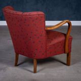 Art Deco armchair attributed to Viggo Boesen, Denmark, 1950s.