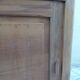 Vintage wooden buffet with a waxed finish, 2 sliding doors.