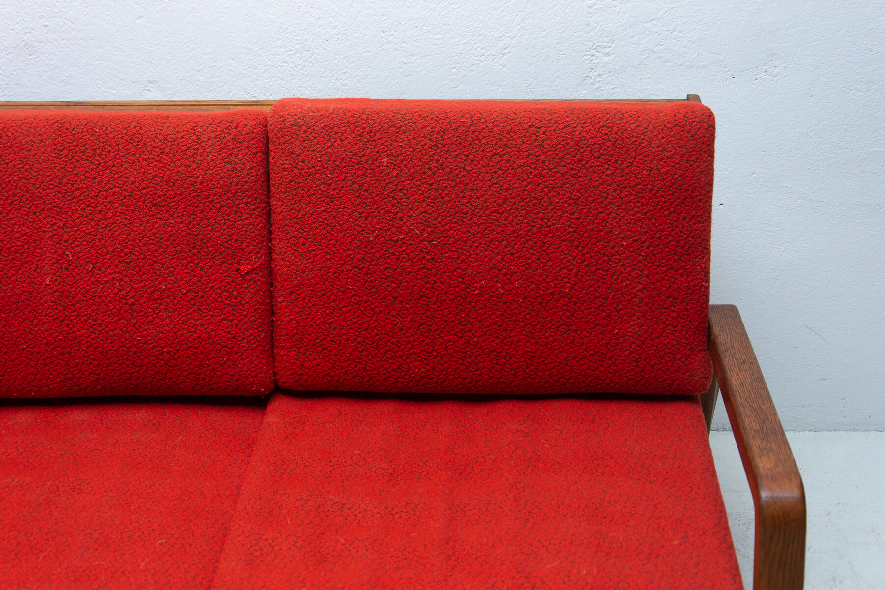 Mid century folding sofa in scandinavian style, 1960´s, czechoslovakia