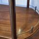 Serving trolley / bar cart in mahogany, brass and glass, 1920