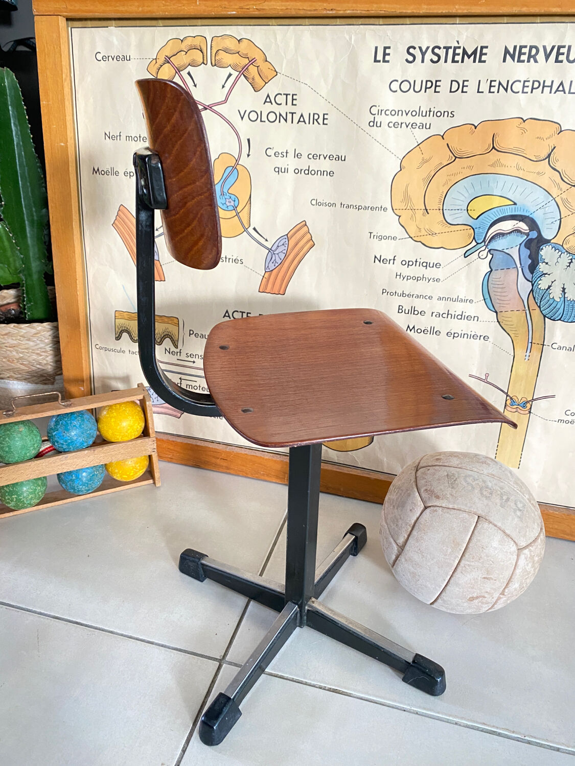 Vintage Marko children's school chair