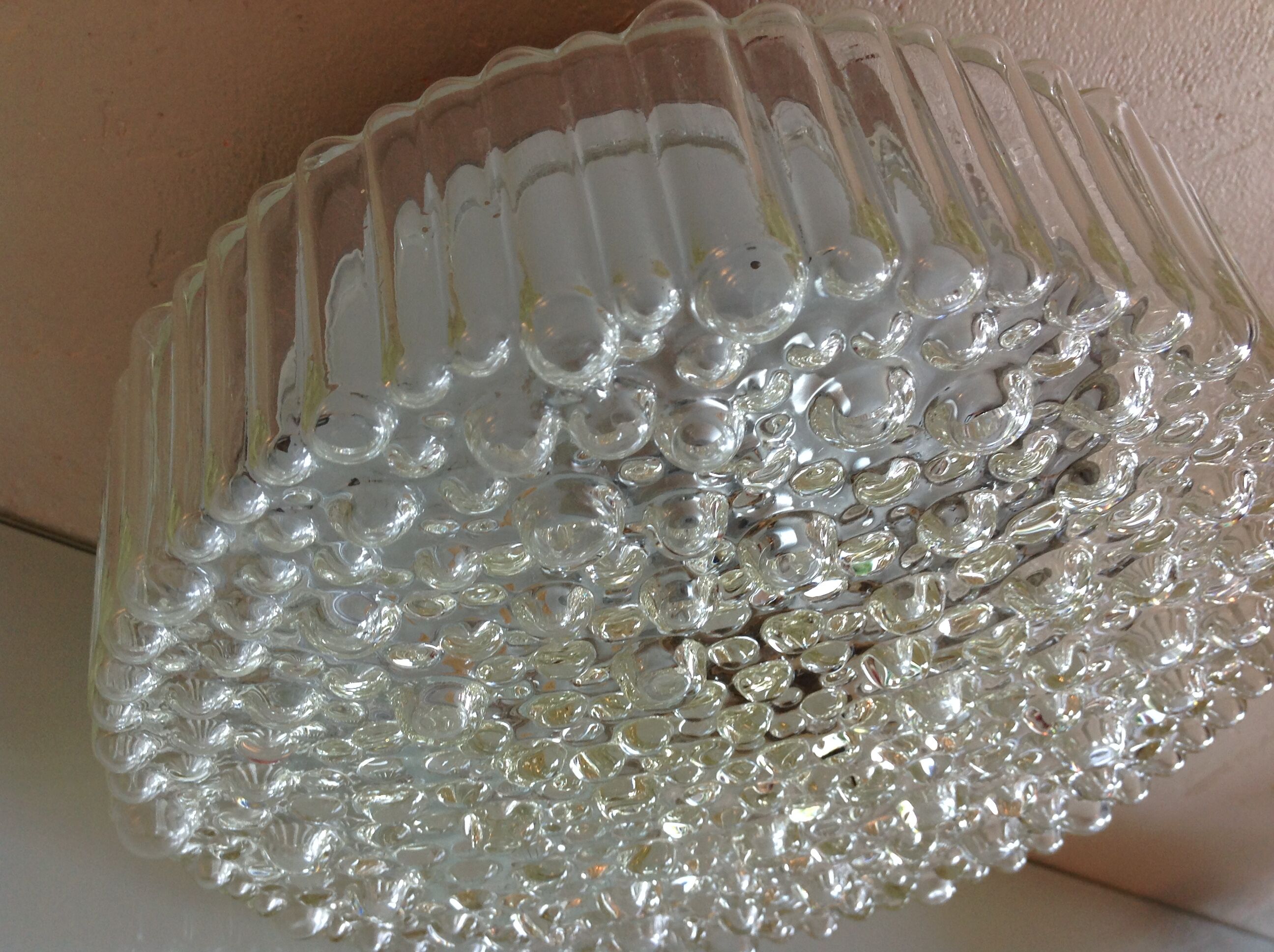 Bubble ceiling lamp by Helena Tynell for Hustadt Leuchten / vintage 60s-70s